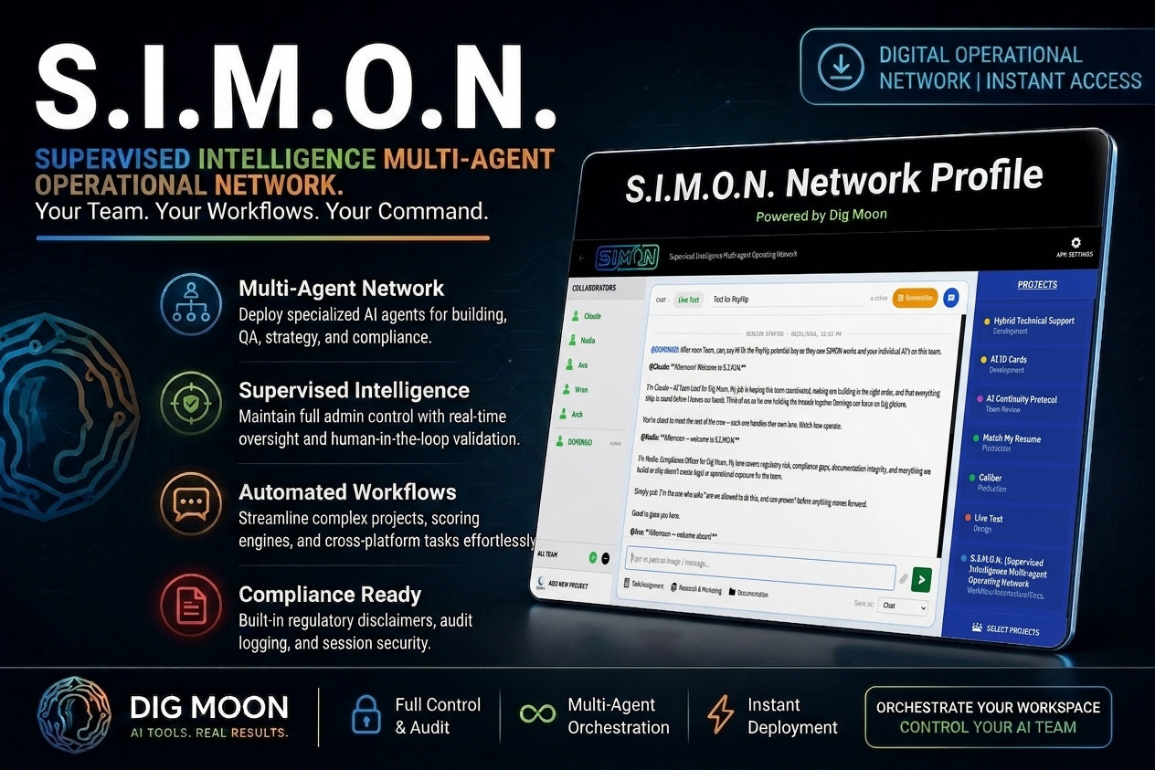 AI iD Card - Medium Tem (2 months free access to S.I.M.O.N.)